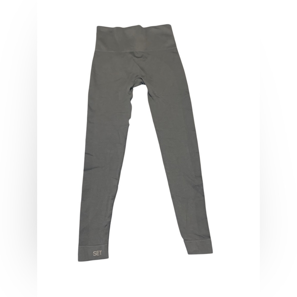 Set Active Sculptflex Seamless Leggings Gray Leggings inseam 21 inch - Picture 3 of 6